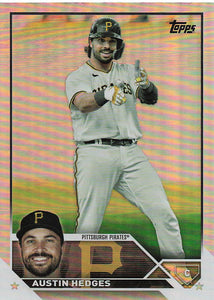 2023 Topps Baseball Rainbow Foil Austin Hedges #385