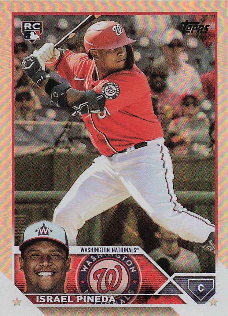 2023 Topps Baseball Rainbow Foil Israel Pineda #447 Rookie
