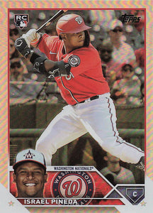 2023 Topps Baseball Rainbow Foil Israel Pineda #447 Rookie