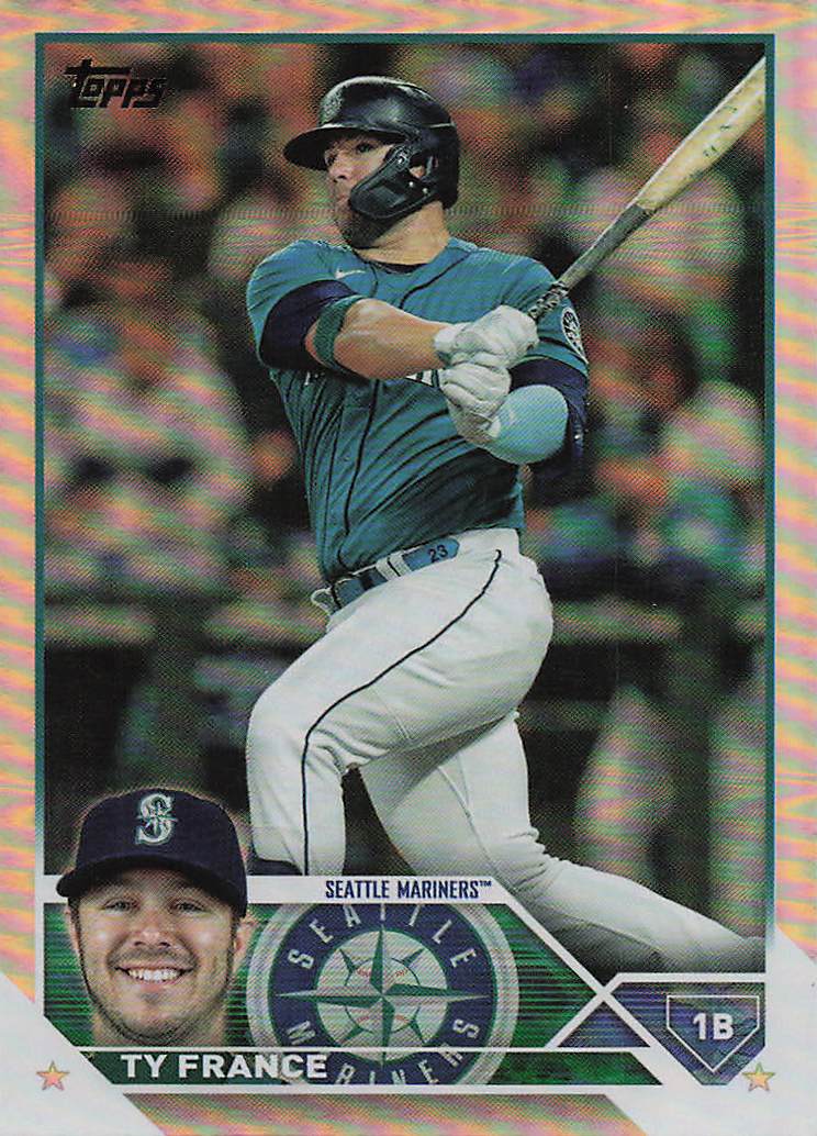 2023 Topps Baseball Rainbow Foil Ty France #626