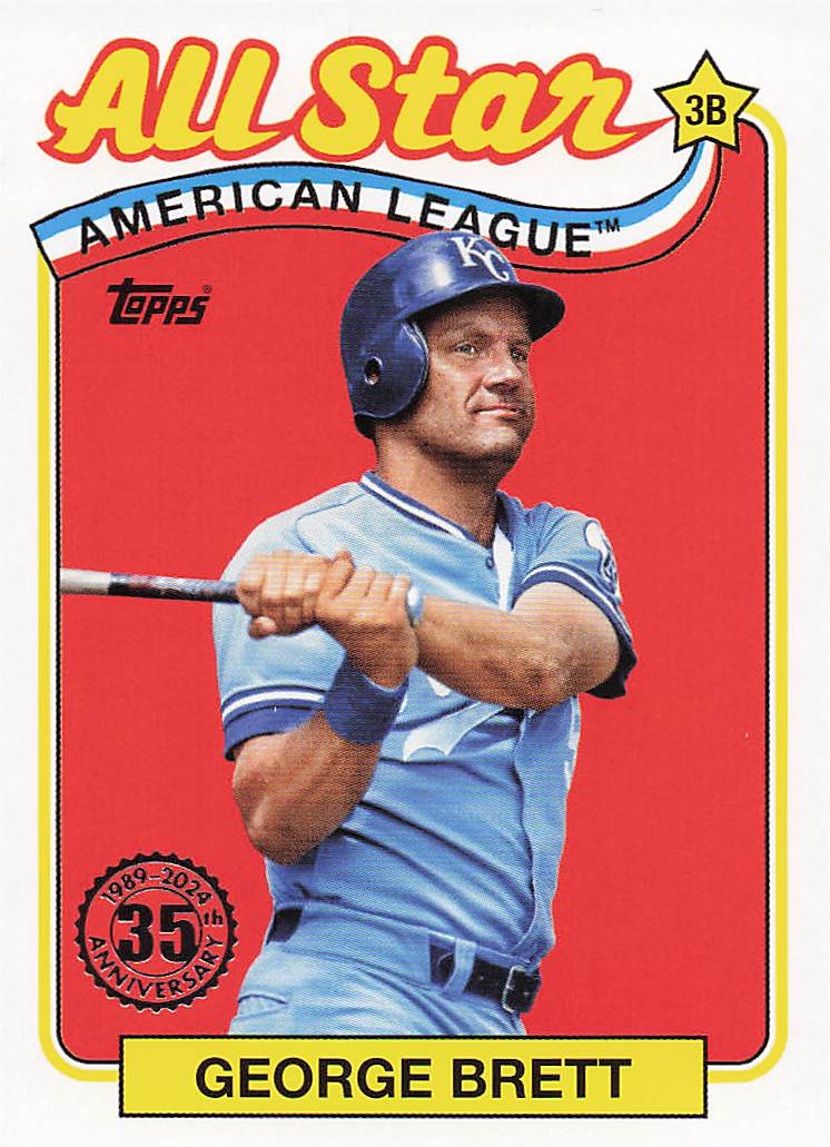 2024 Topps Baseball 1989 Topps All-Stars George Brett #89ASB-39