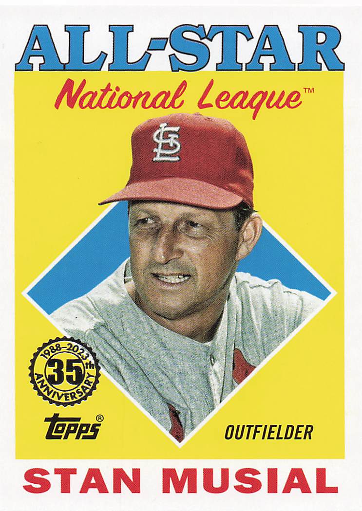 2023 Topps Baseball 1988 Topps All-Stars Stan Musial #88AS-48