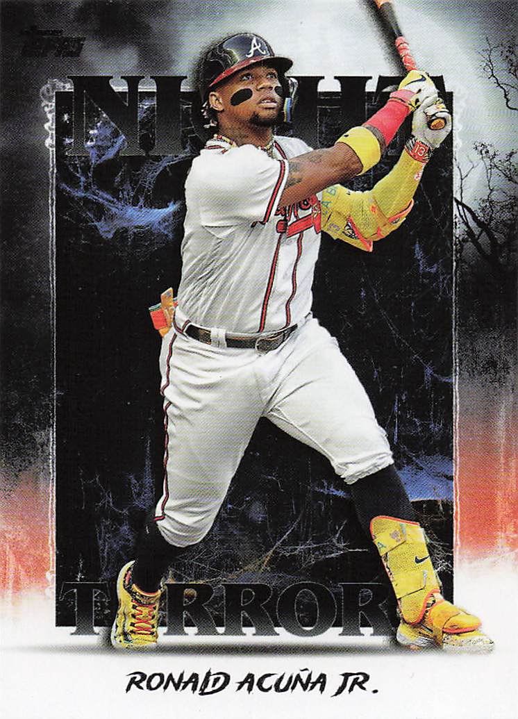 2025 Topps Update Baseball Night Terrors Ronald Acuña Jr. #NT-3