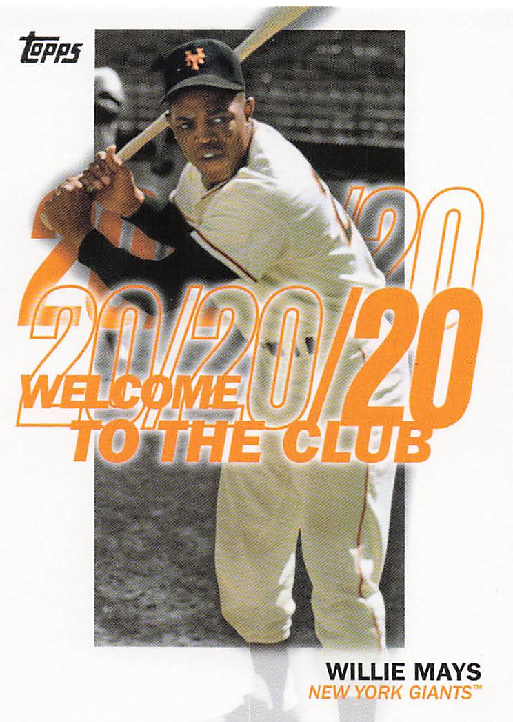 2023 Topps Baseball Welcome to the Club Willie Mays #WC-23