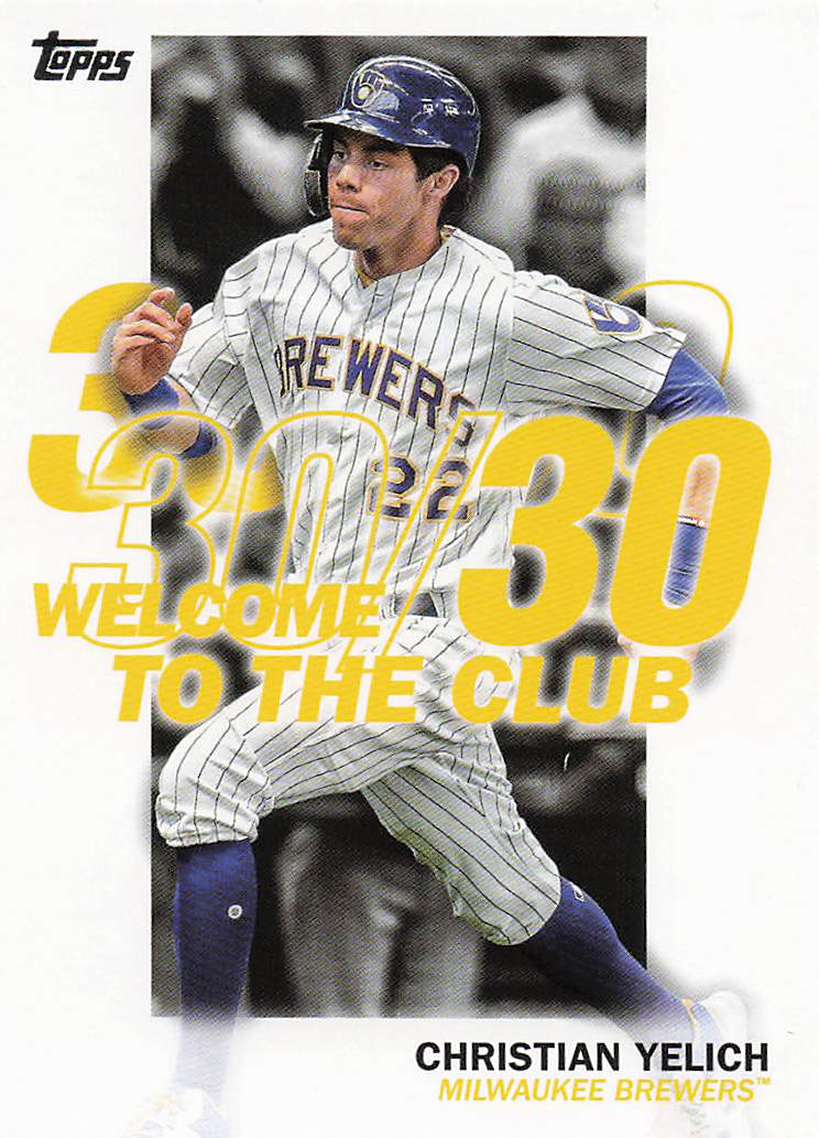 2023 Topps Baseball Welcome to the Club Christian Yelich #WC-18