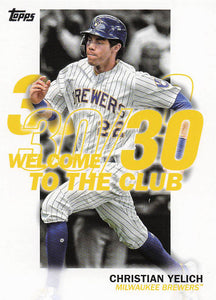 2023 Topps Baseball Welcome to the Club Christian Yelich #WC-18