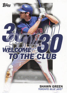 2023 Topps Baseball Welcome to the Club Shawn Green #WC-21