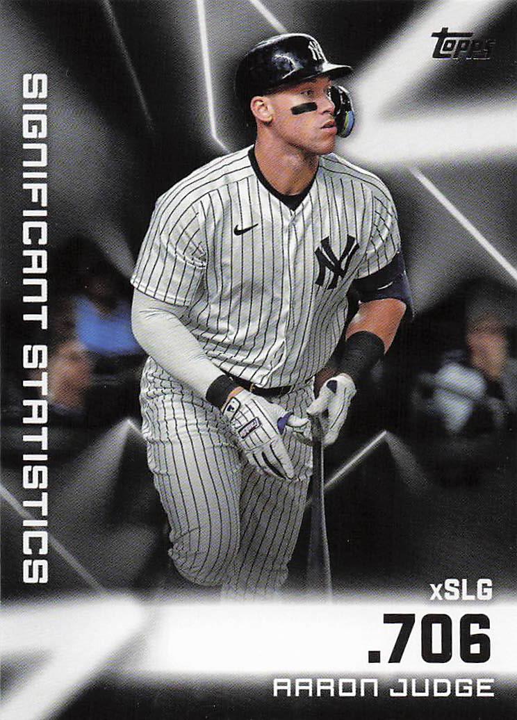 2023 Topps Baseball Significant Statistics Aaron Judge #SS-2