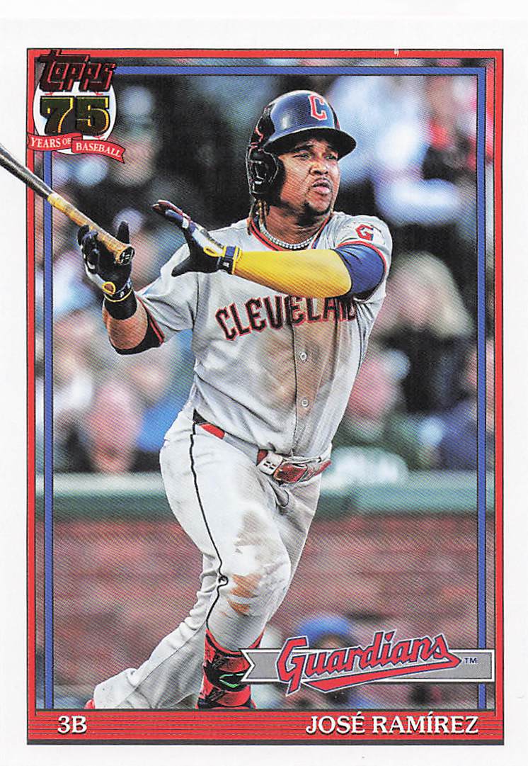 2026 Topps Baseball 1991 Topps Baseball José Ramírez #T91-69