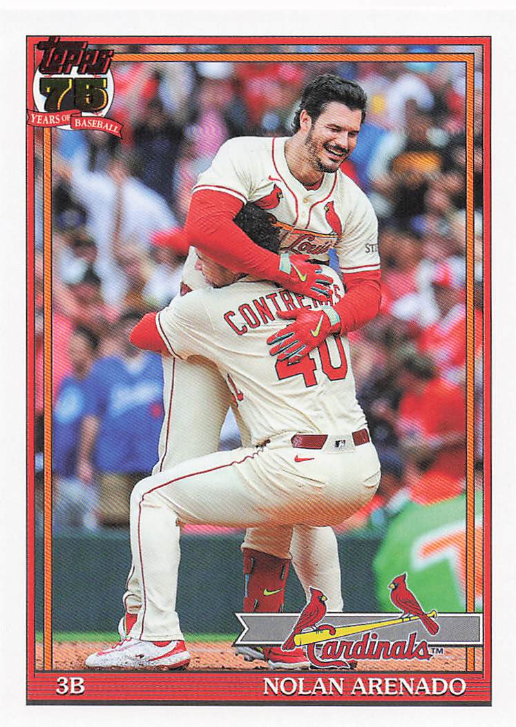2026 Topps Baseball 1991 Topps Baseball Nolan Arenado #T91-95