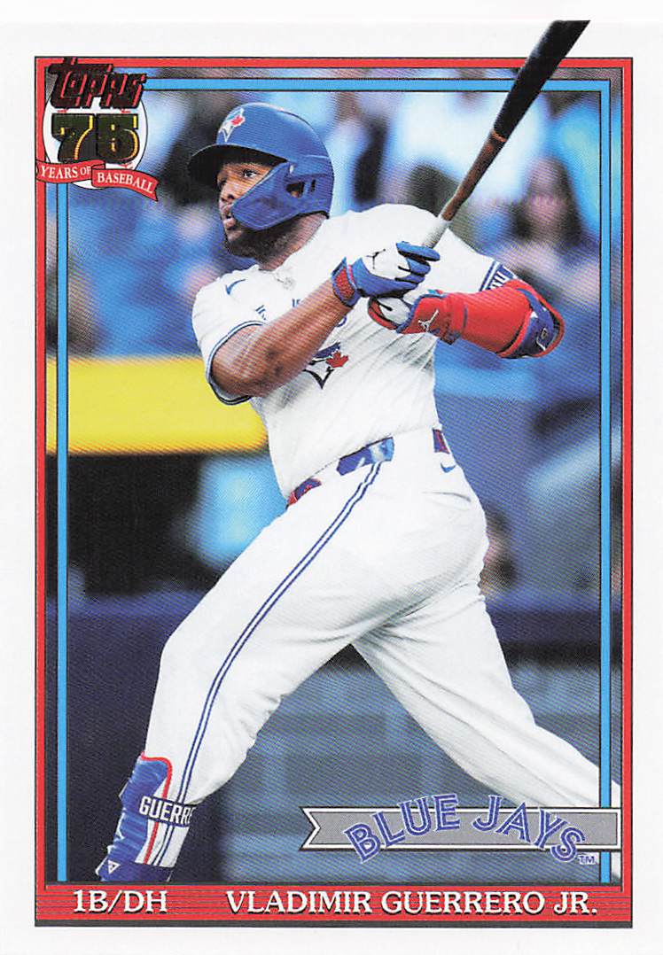 2026 Topps Baseball 1991 Topps Baseball Vladimir Guerrero Jr. #T91-9