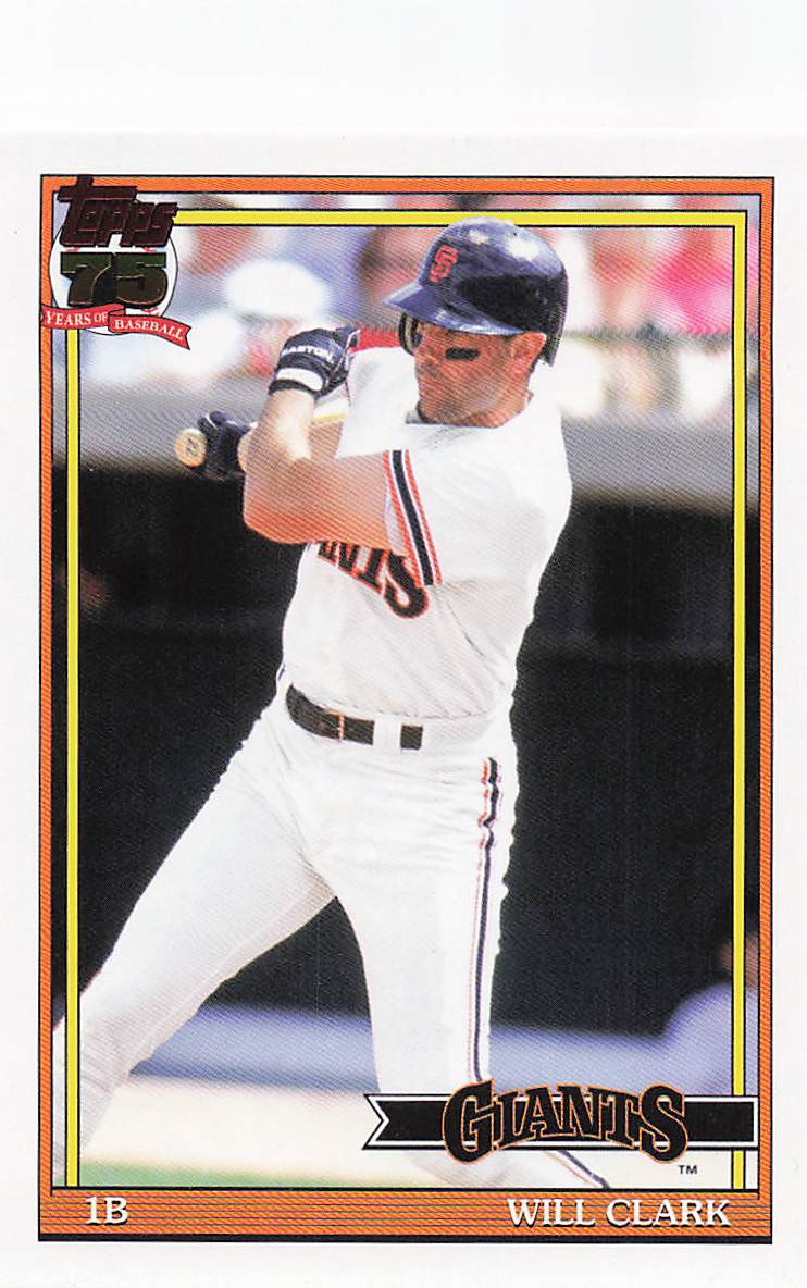 2026 Topps Baseball 1991 Topps Baseball Will Clark #T91-11