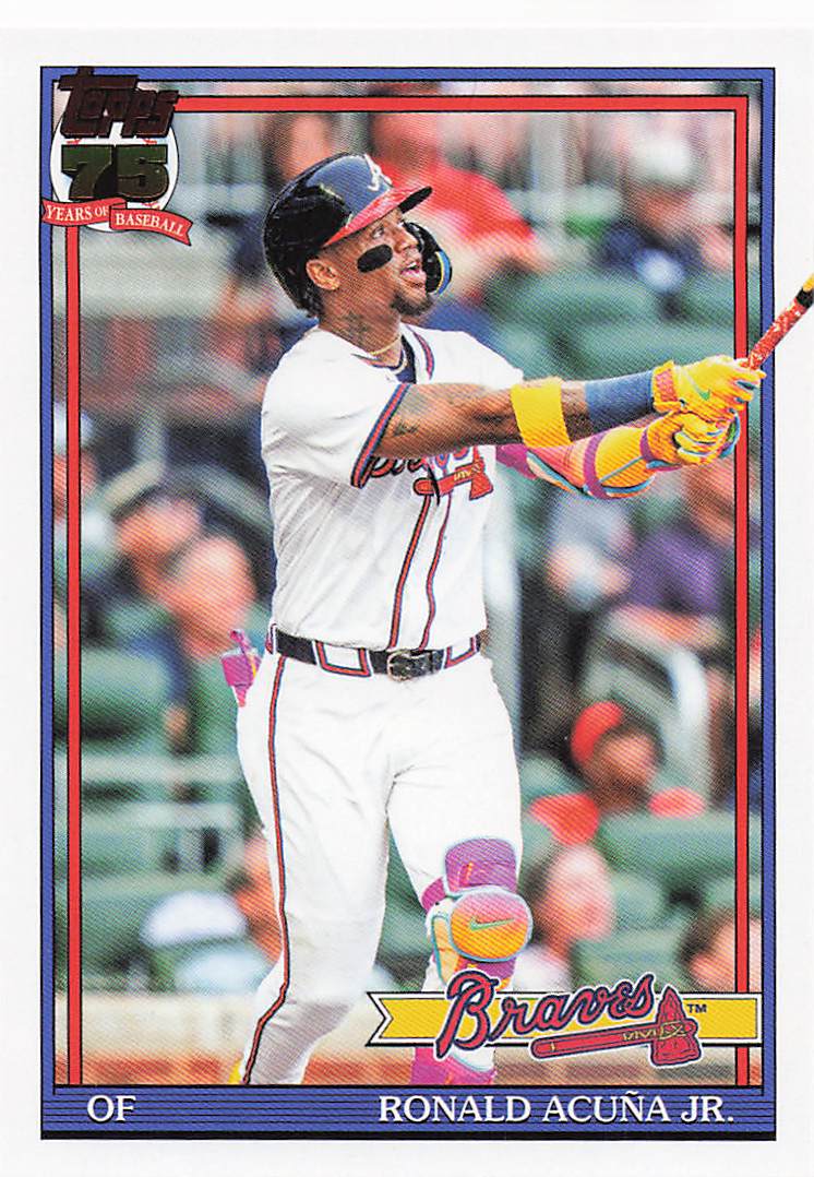 2026 Topps Baseball 1991 Topps Baseball Ronald Acuña Jr. #T91-84