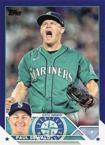 2023 Topps Baseball Royal Blue Paul Sewald #207
