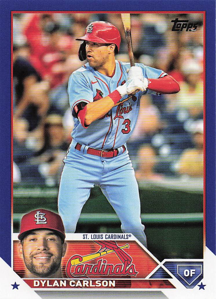 2023 Topps Baseball Royal Blue Dylan Carlson #624