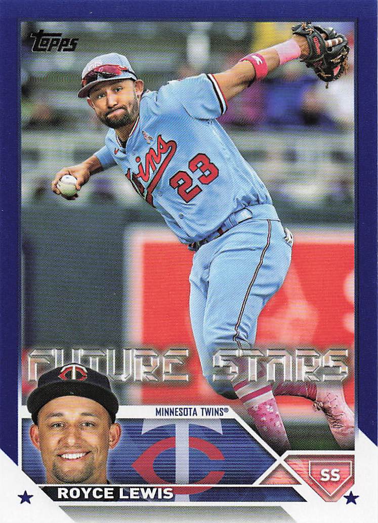 2023 Topps Baseball Royal Blue Royce Lewis #451
