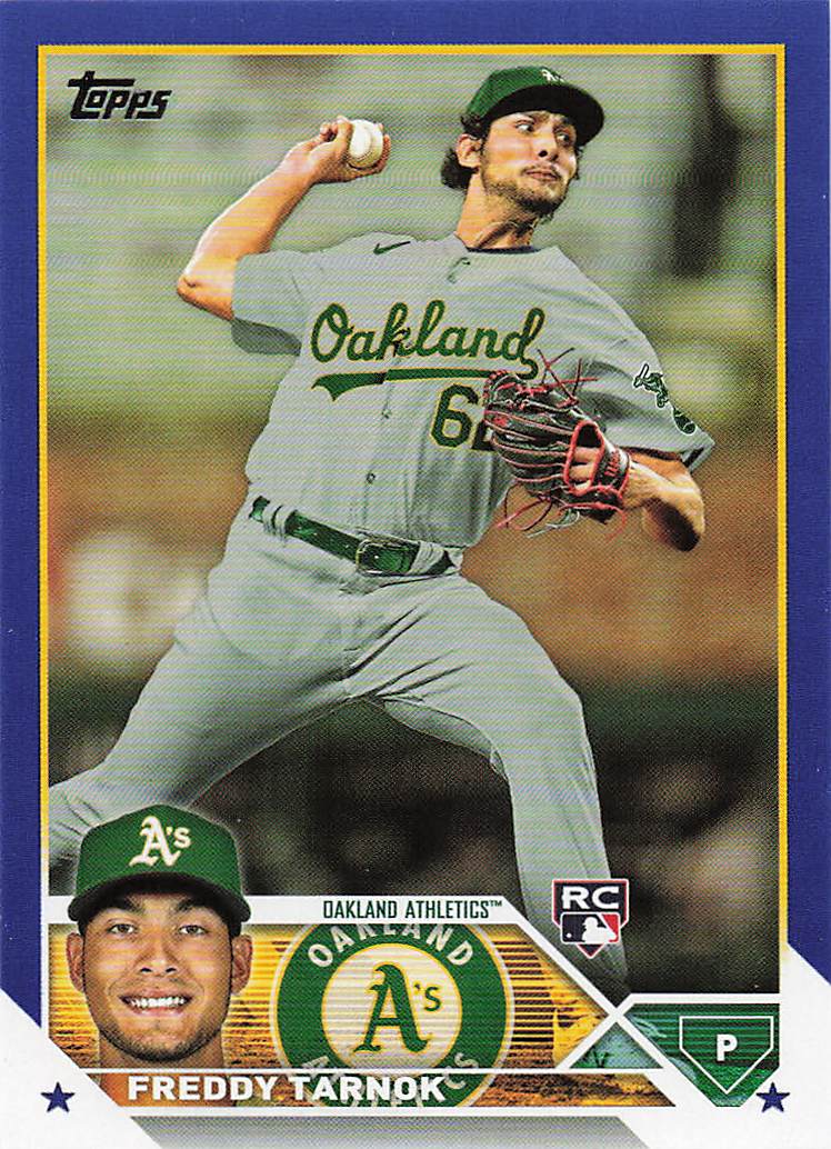 2023 Topps Baseball Royal Blue Freddy Tarnok #608 Rookie