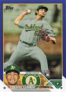 2023 Topps Baseball Royal Blue Freddy Tarnok #608 Rookie