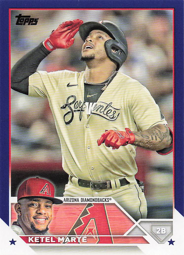 2023 Topps Baseball Royal Blue Ketel Marte #239