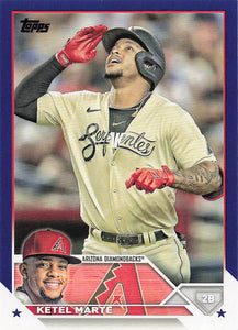 2023 Topps Baseball Royal Blue Ketel Marte #239