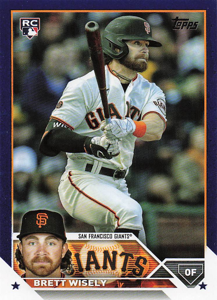 2023 Topps Update Baseball Royal Blue Brett Wisely #US174