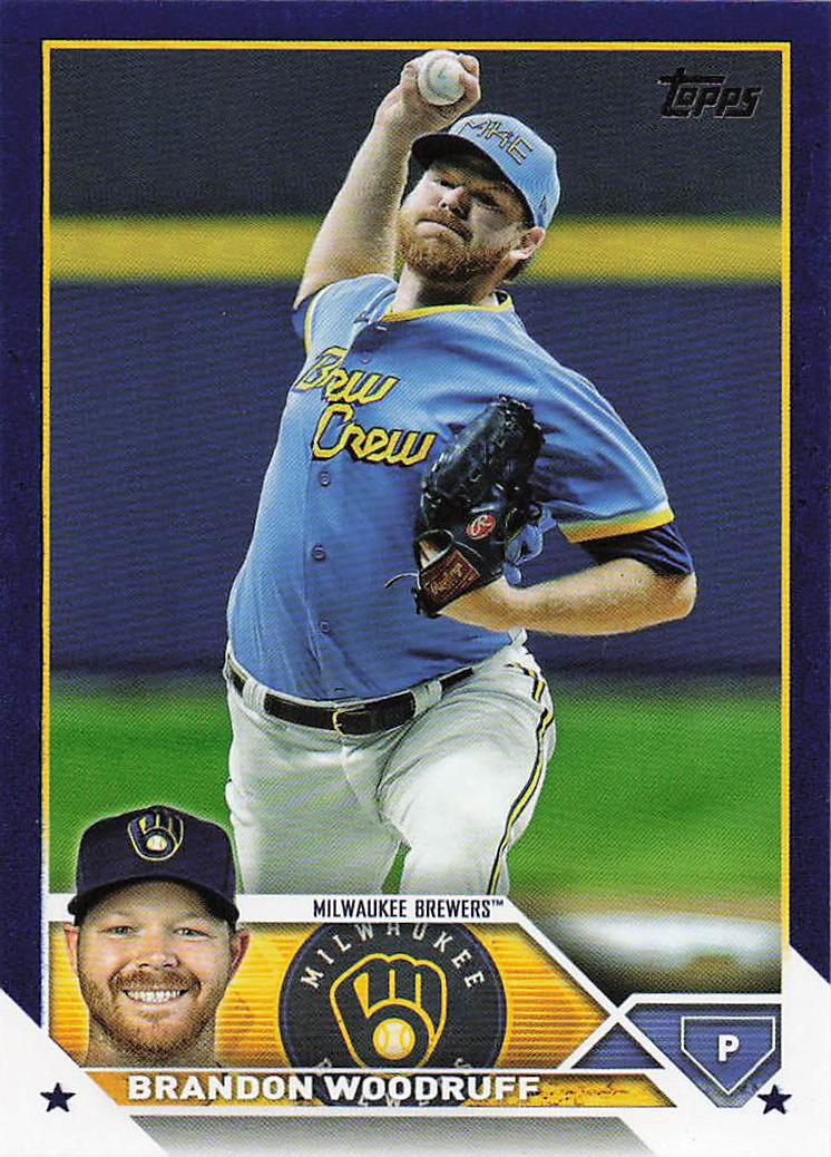 2023 Topps Update Baseball Royal Blue Brandon Woodruff #US184
