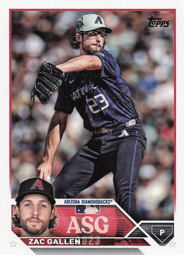 2023 Topps Update Baseball 2023 All-Star Game Zac Gallen #ASG-44