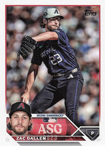 2023 Topps Update Baseball 2023 All-Star Game Zac Gallen #ASG-44