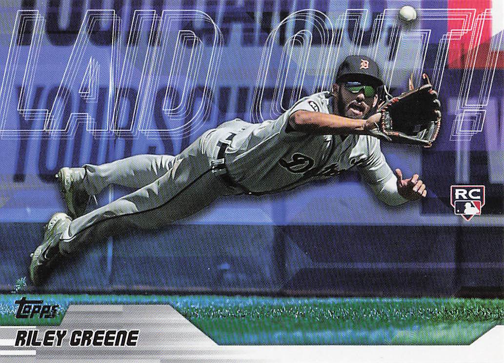 2023 Topps Update Baseball Laid Out Riley Greene #LO-6