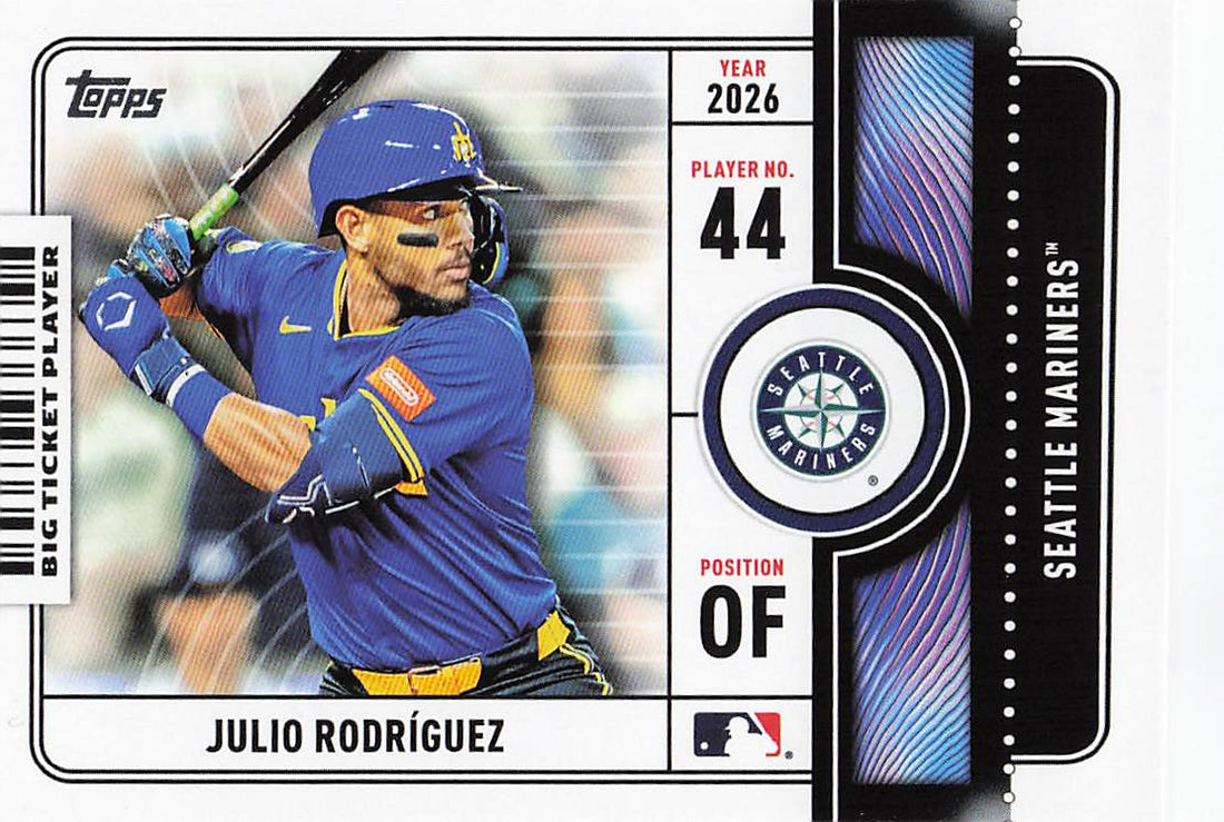 2026 Topps Baseball Big Ticket Players Julio Rodríguez #BTP-21