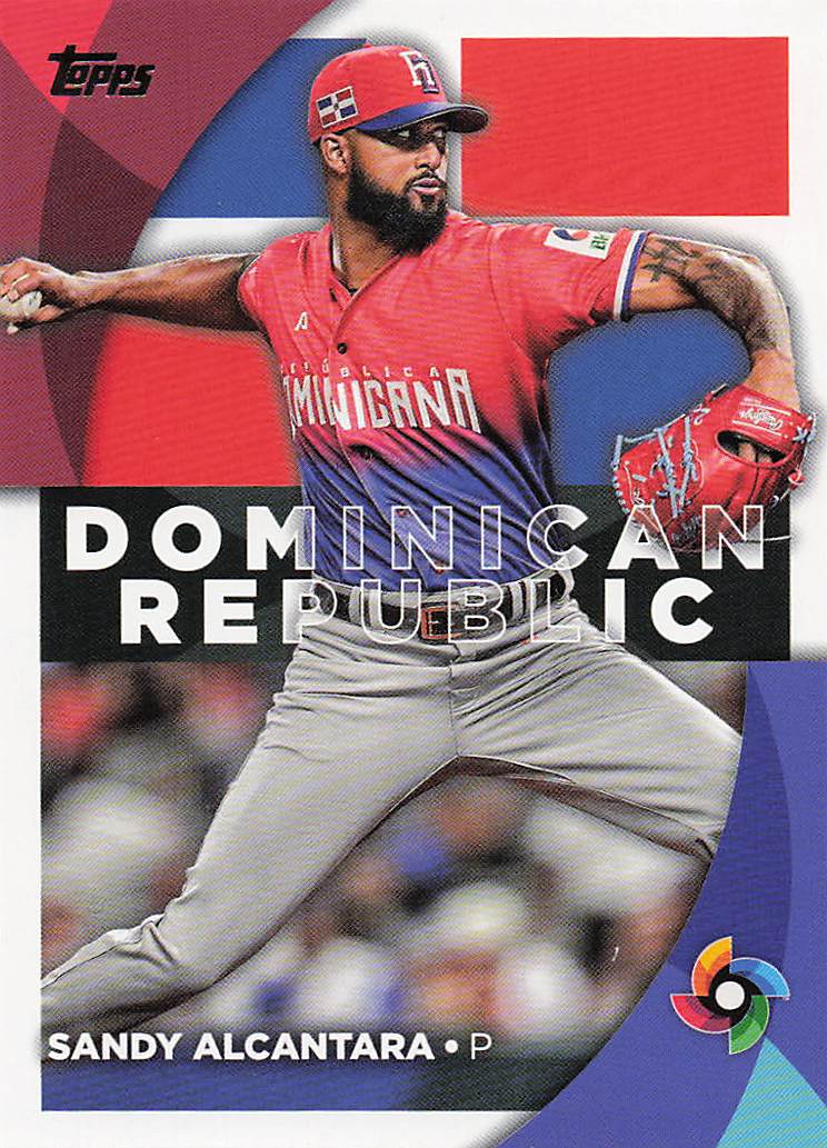 2023 Topps Baseball 2023 World Baseball Classic Stars Sandy Alcantara #WBC-43