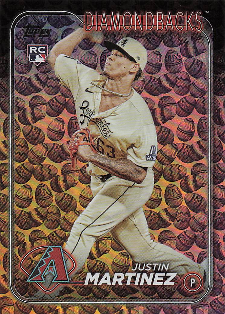 2024 Topps Baseball Holiday Eggs Justin Martinez #325