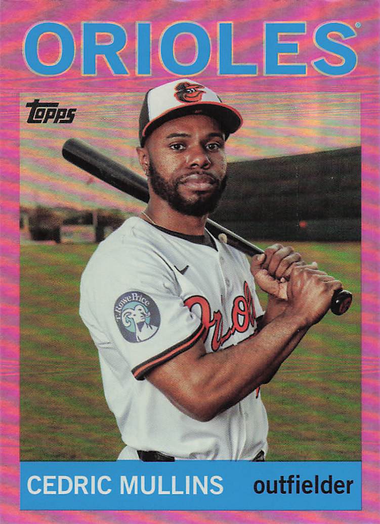 2025 Topps Archives Baseball Pink Foilboard Cedric Mullins #31