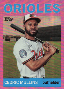 2025 Topps Archives Baseball Pink Foilboard Cedric Mullins #31