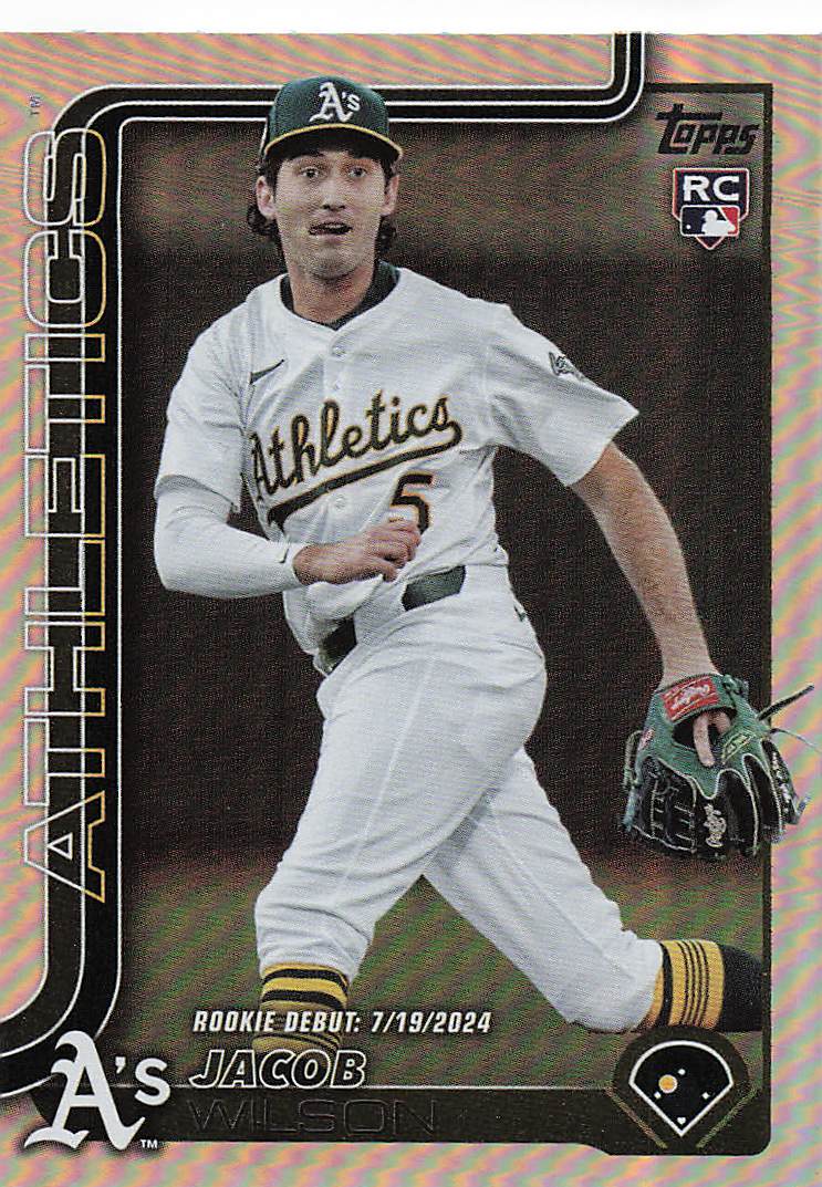 2025 Topps Update Baseball Rainbow Foil Jacob Wilson #US180
