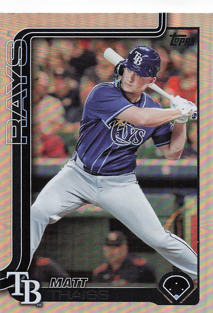 2025 Topps Update Baseball Rainbow Foil Matt Thaiss #US48