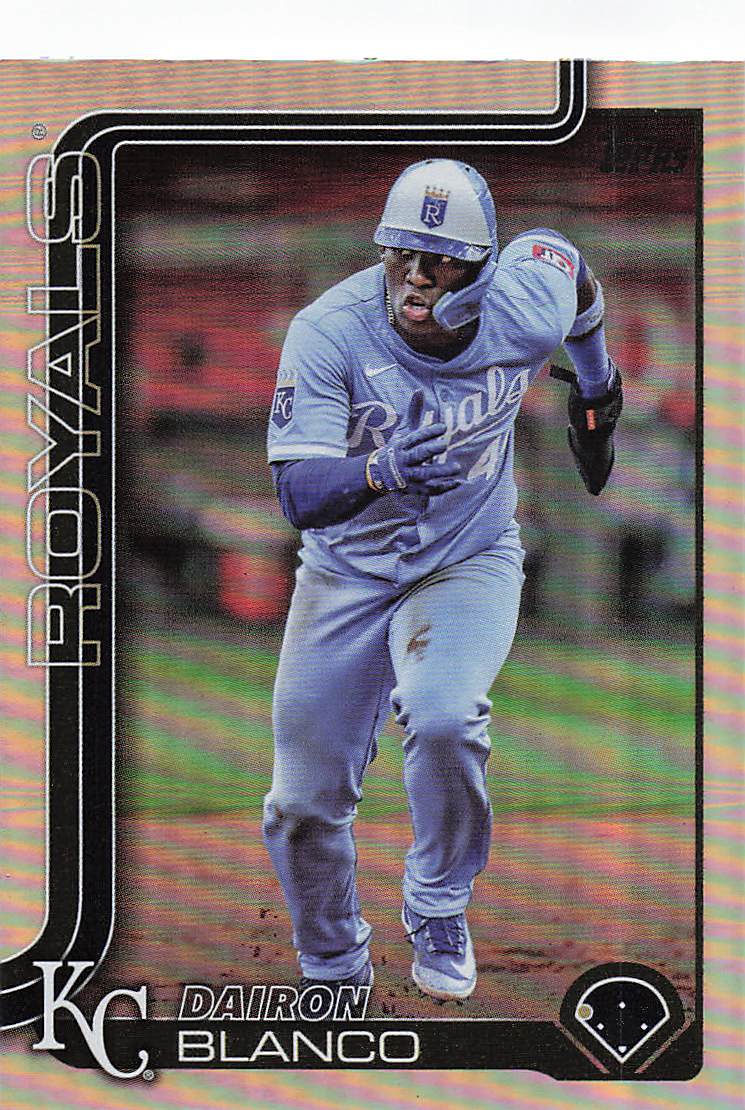 2025 Topps Update Baseball Rainbow Foil Dairon Blanco #US88