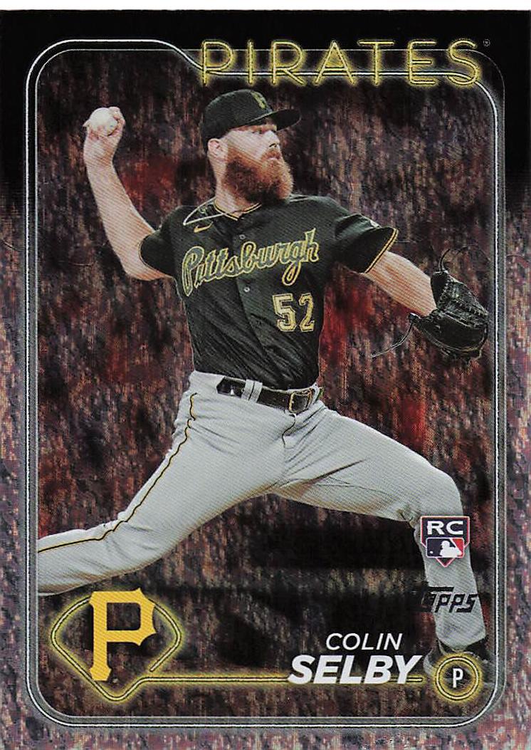 2024 Topps Baseball Rainbow Foil Colin Selby #668 Rookie