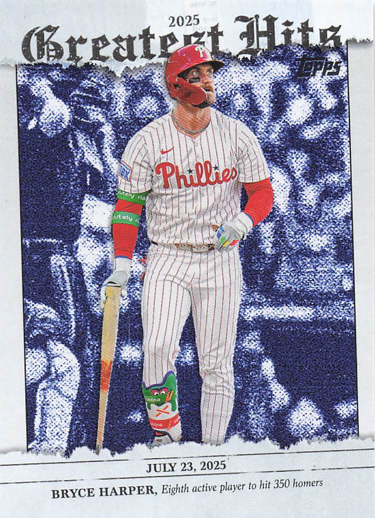 2026 Topps Baseball 2025 Greatest Hits Bryce Harper #GH-10