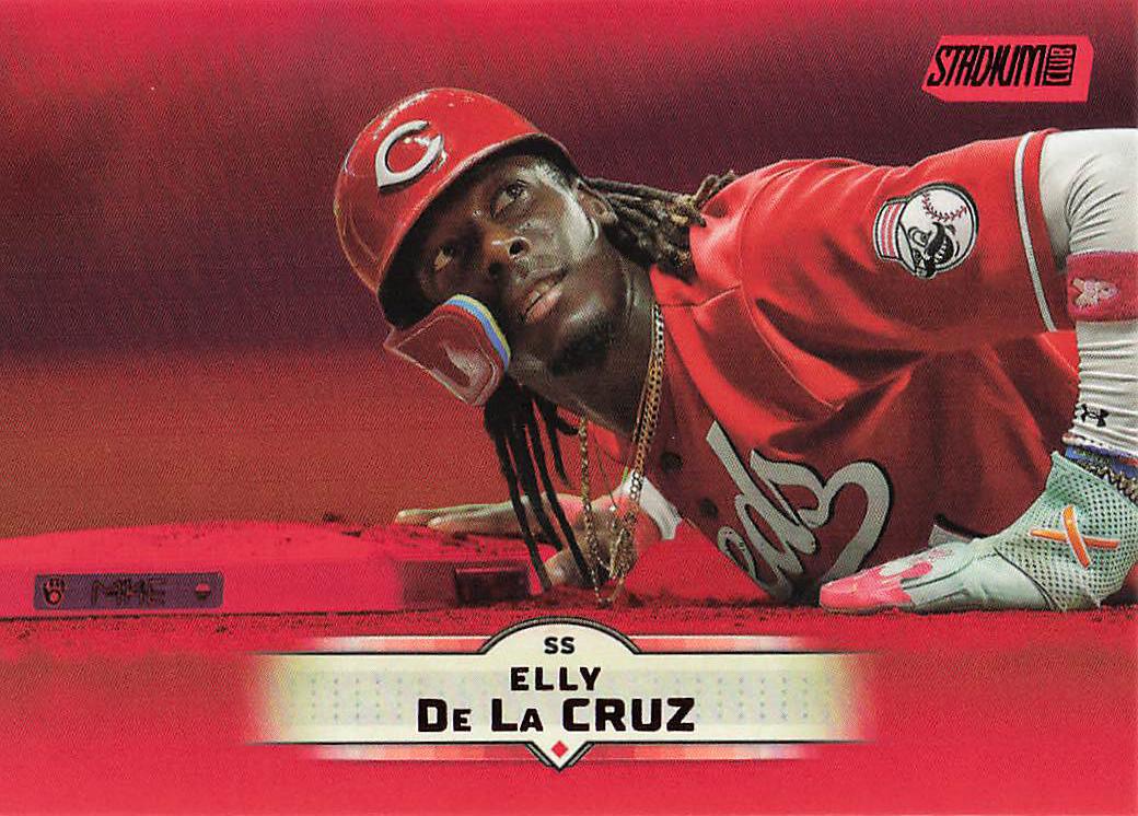 2025 Stadium Club Baseball Red Foil Elly De La Cruz #16