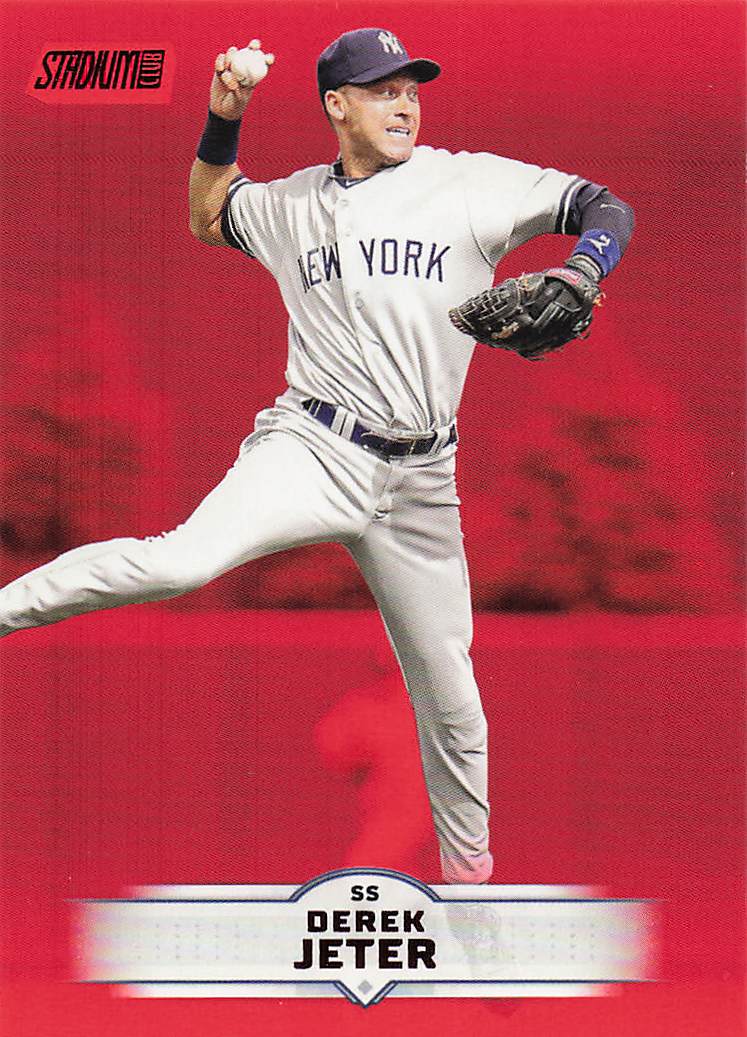 2025 Stadium Club Baseball Red Foil Derek Jeter #172