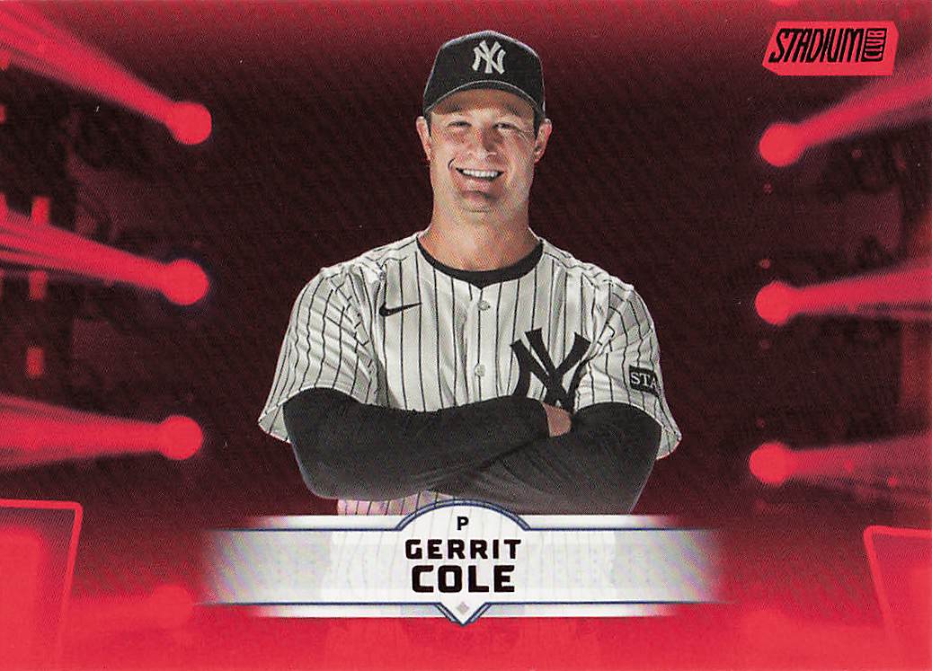 2025 Stadium Club Baseball Red Foil Gerrit Cole #140