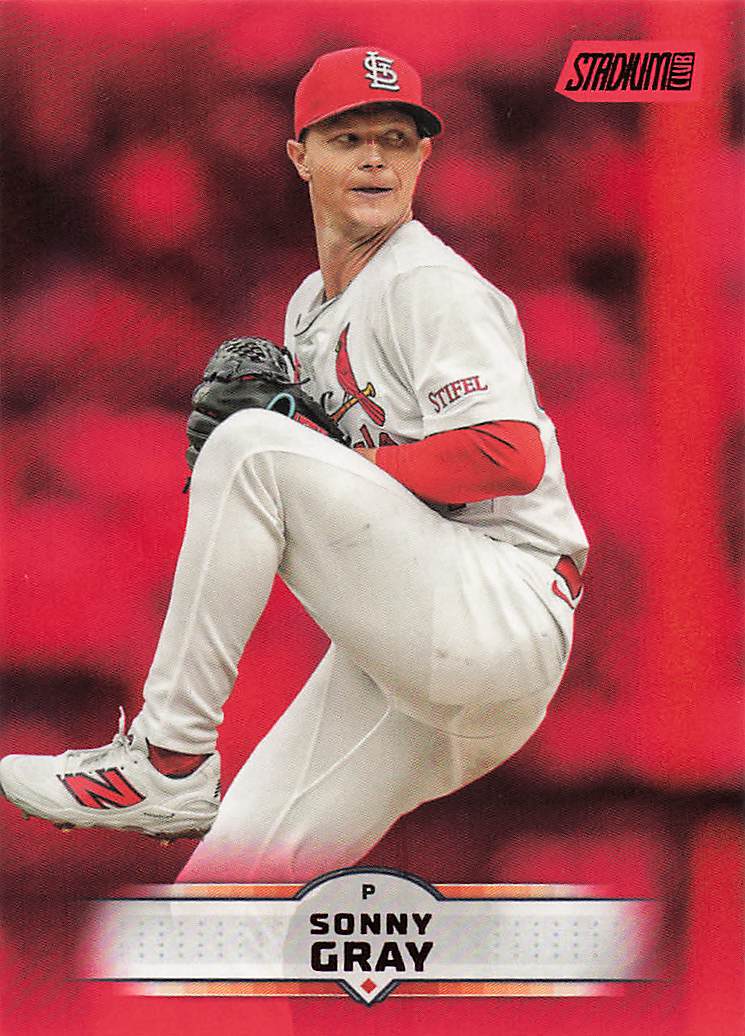 2025 Stadium Club Baseball Red Foil Sonny Gray #165