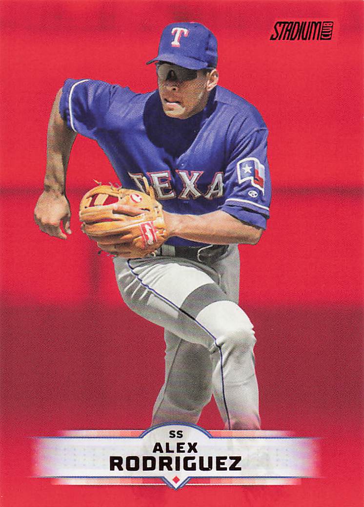 2025 Stadium Club Baseball Red Foil Alex Rodriguez #130