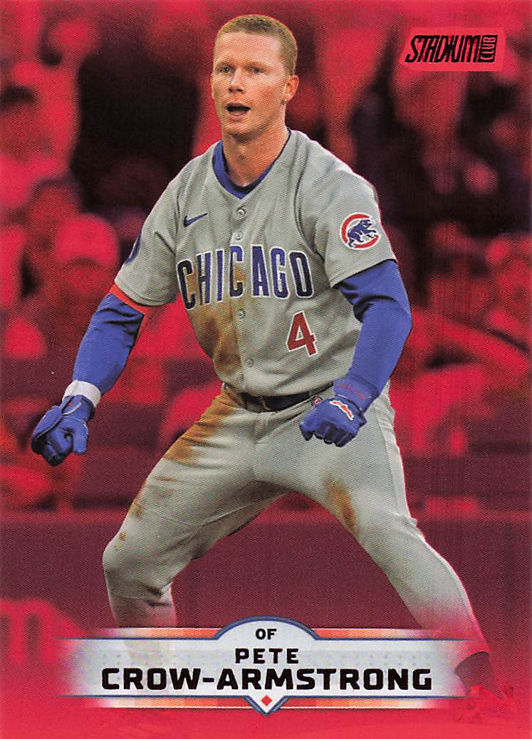2025 Stadium Club Baseball Red Foil Pete Crow-Armstrong #86