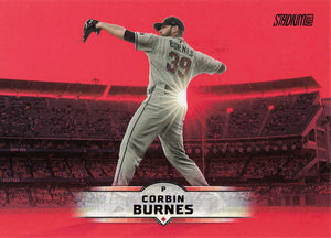 2025 Stadium Club Baseball Red Foil Corbin Burnes #100