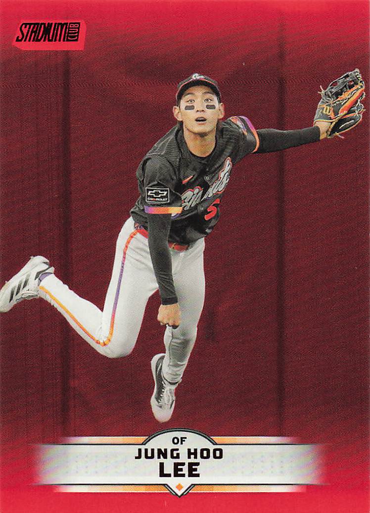 2025 Stadium Club Baseball Red Foil Jung Hoo Lee #118