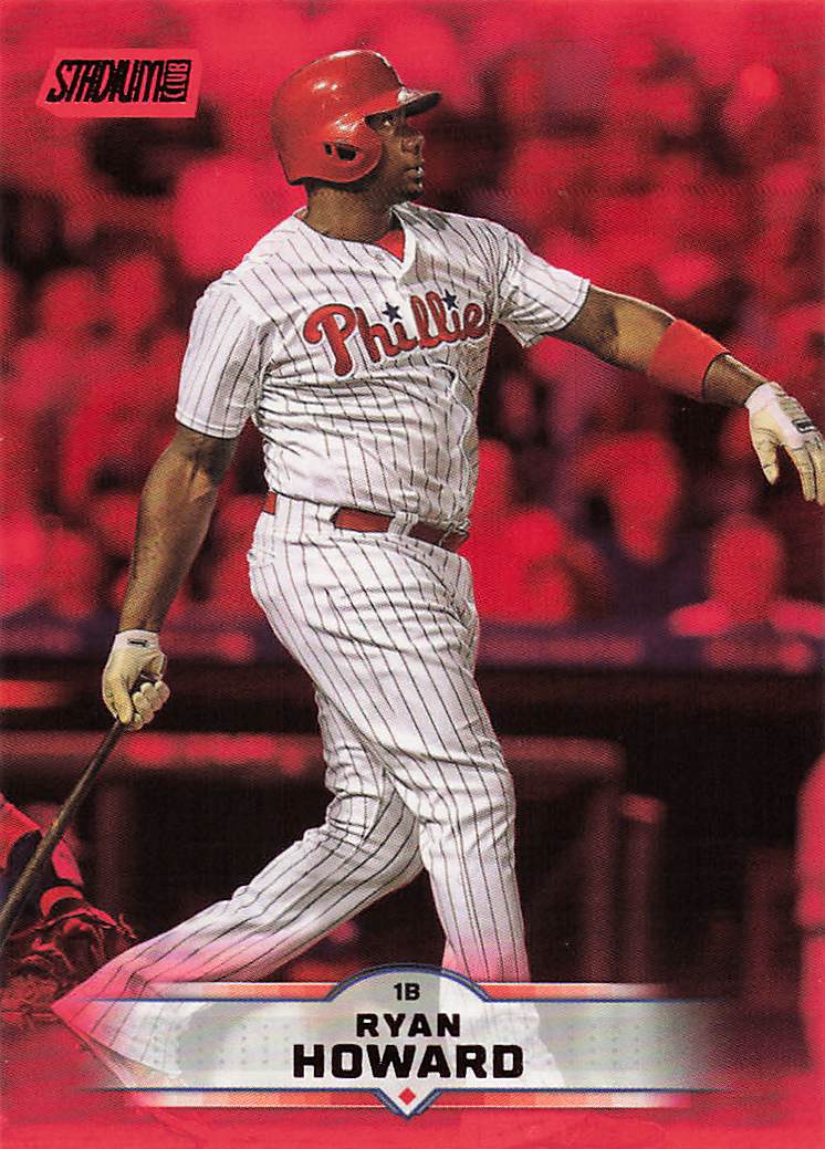 2025 Stadium Club Baseball Red Foil Ryan Howard #148