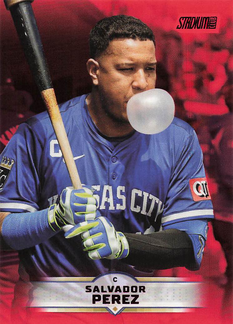 2025 Stadium Club Baseball Red Foil Salvador Perez #30