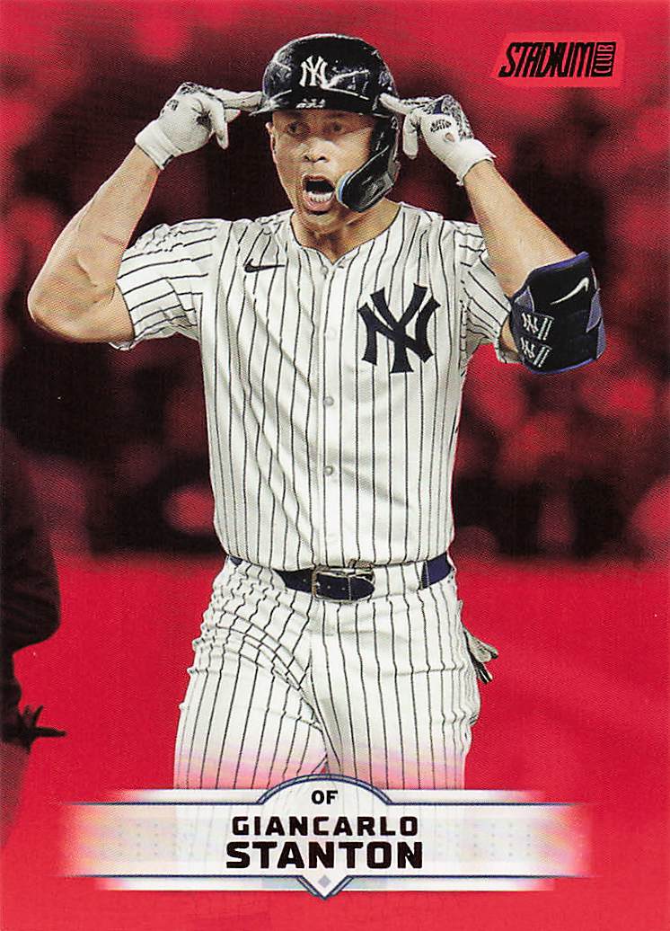 2025 Stadium Club Baseball Red Foil Giancarlo Stanton #104